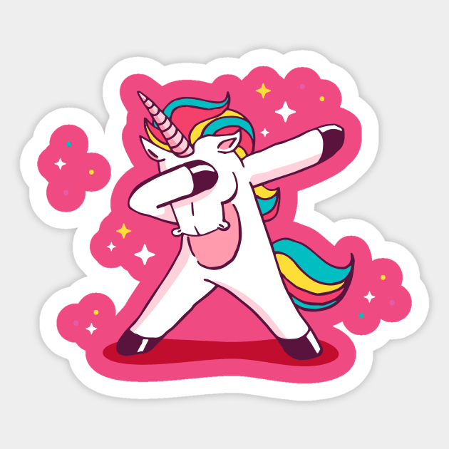 Unicorn DAB Sticker by rjzinger